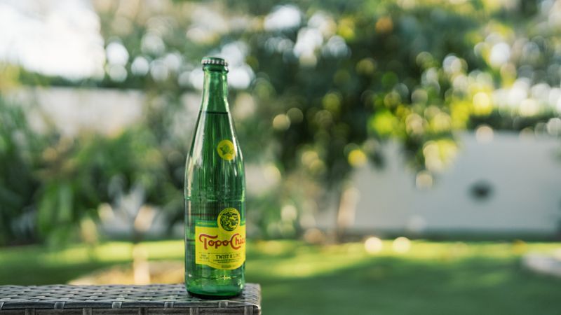 Still and sparkling water bottles